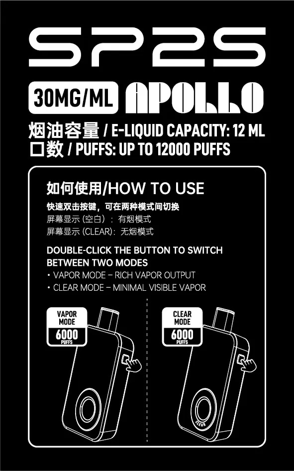 SP2S Apollo 12000口現貨